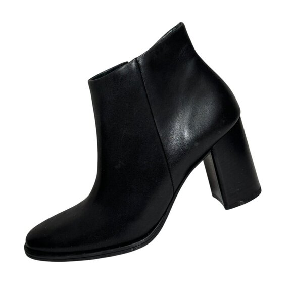 Paul Green Winn Heeled Boot in Black Leather – UK 4.5/US 7 NEW $330 - Picture 1 of 5